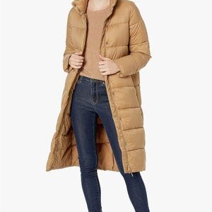 Amazon Essentials Women's Brown Puffer Coat